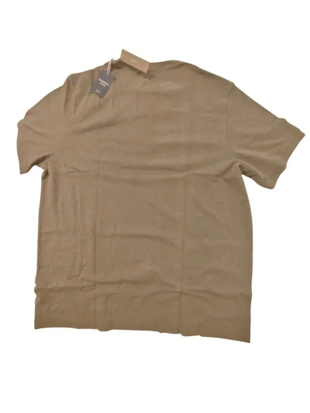 J. Crew Men's Garment Dyed Green XL Short Sleeve Henley Shirt 100 Cotton New